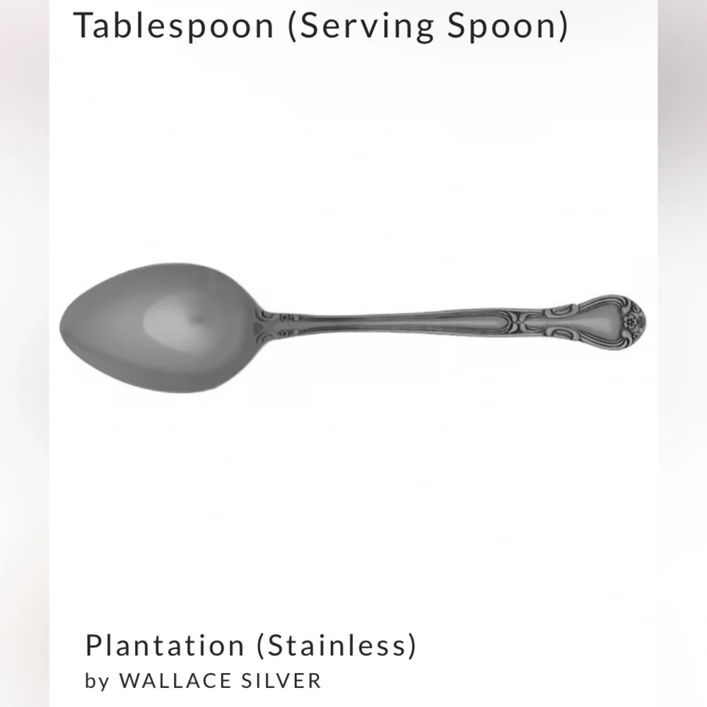 Plantation by Wallace Stainless Serving Spoon